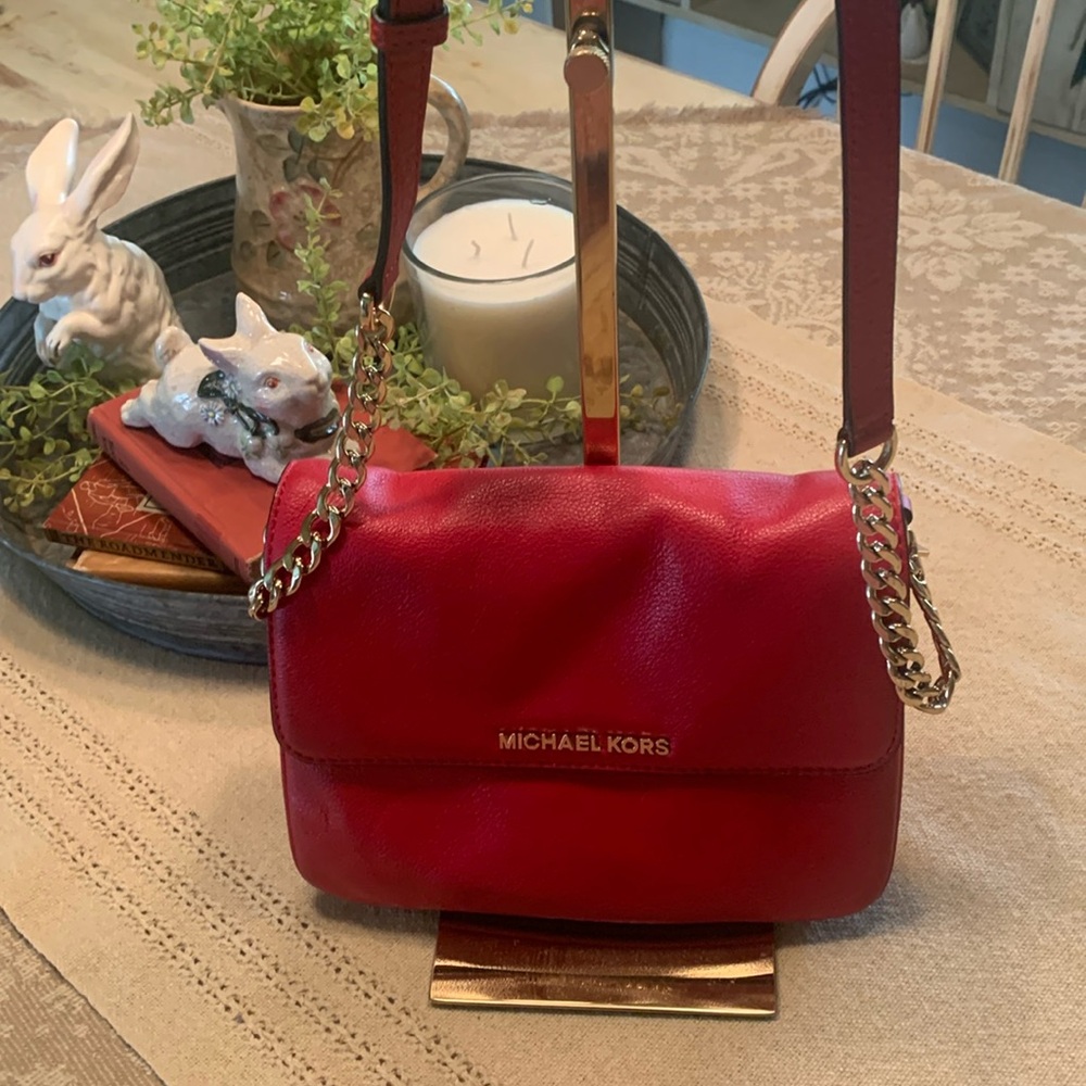Michael Kors Red Cross body